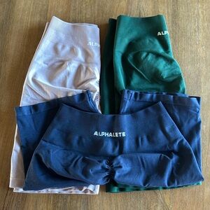 Alphalete shorts set of 3